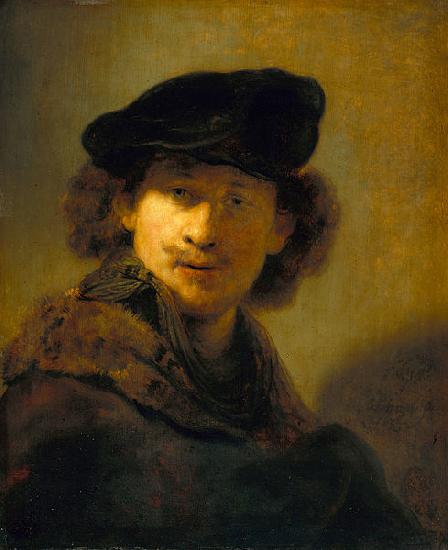 Rembrandt Peale Self Portrait with Velvet Beret